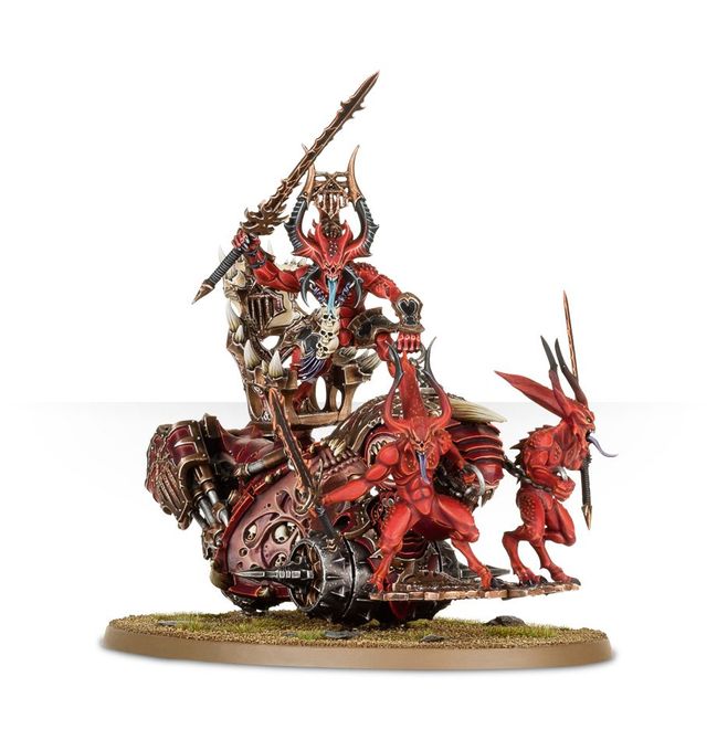 Bloodmaster Rendmaster, Herald of Khorne on Blood Throne