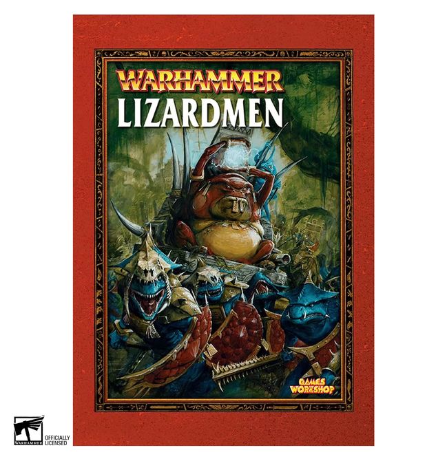 Lizardmen Flag Warhammer Art – Warhammer Armies: Lizardmen (2003) Art Print
