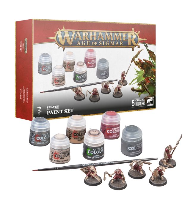 Warhammer Age of Sigmar: Skaven Paint Set box art