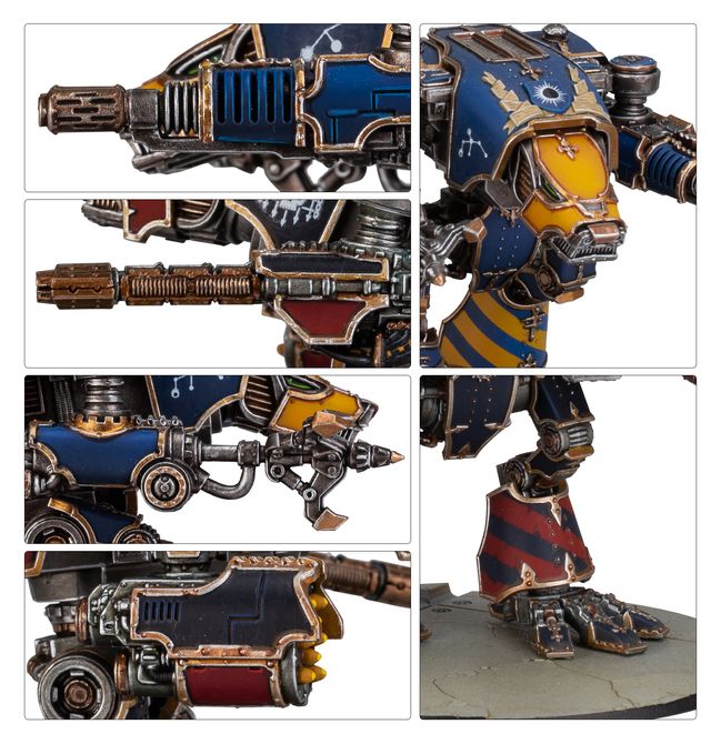 Legions Imperialis: Warhound Titans with Ursus Claws and Melta Lances - view 5
