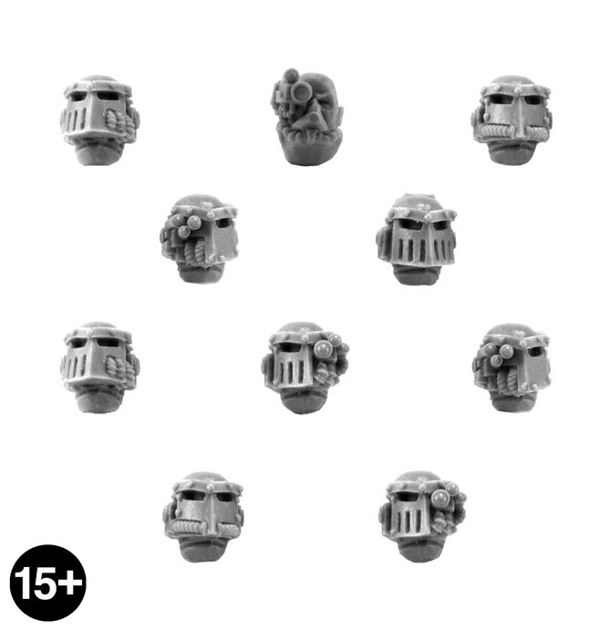 Iron Hands Legion Upgrade Set Heads