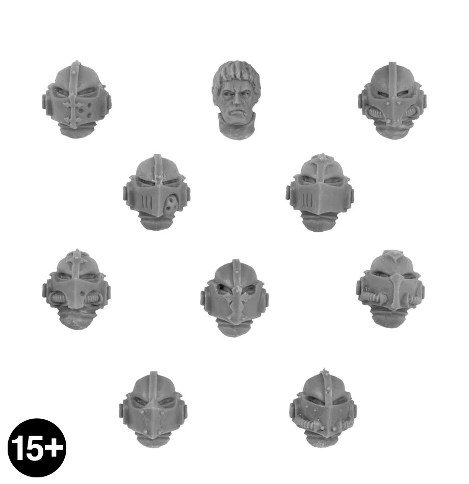 Dark Angels Legion Heads Upgrade Set