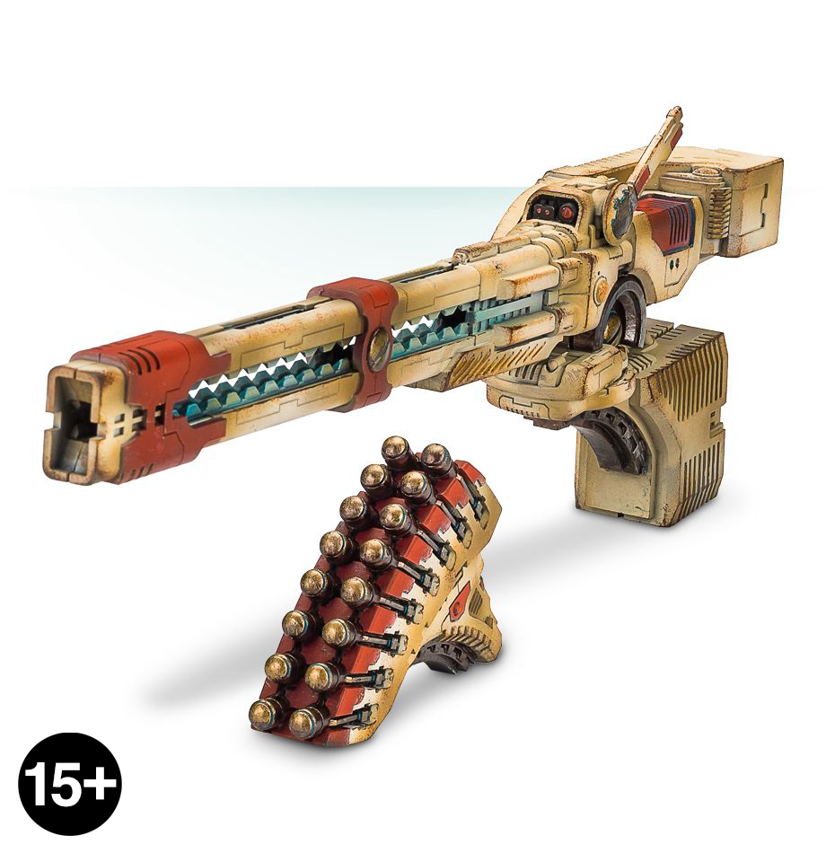 T'au Empire Ta'unar Supremacy Armour Heavy Rail Cannon Array
