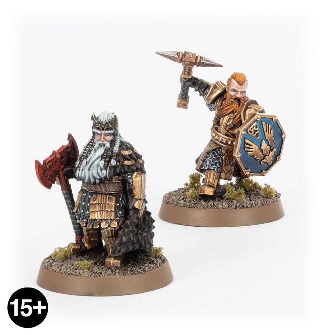 King Dáin Ironfoot™ and Thorin III 'Stonehelm' - view 1