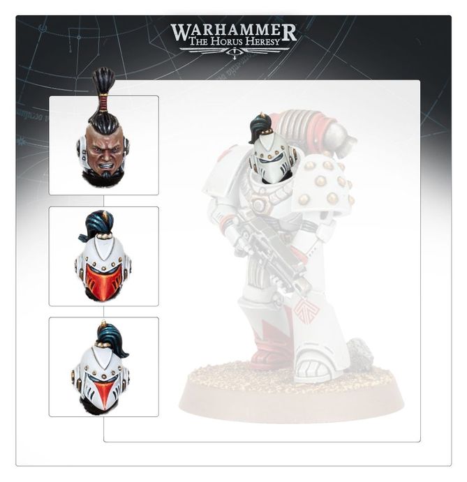 White Scars MKVI Heads
