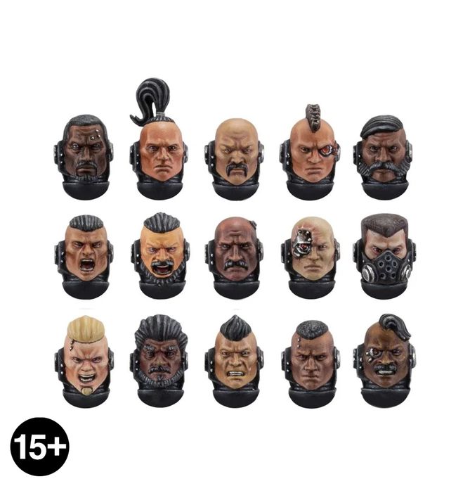 Legiones Astartes Character Heads Upgrade Set 2