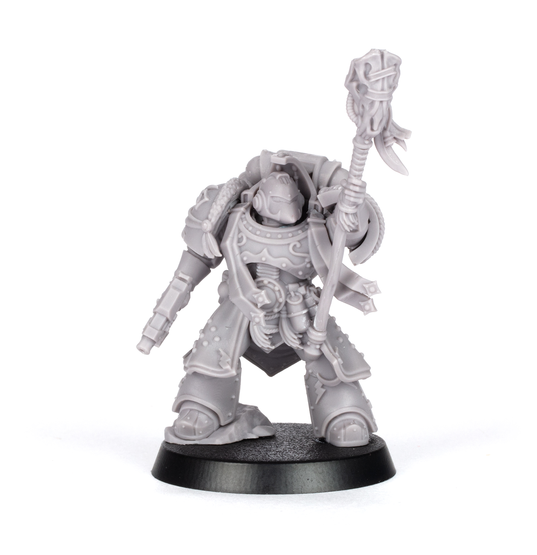 loststars様　ダークブラウン　ホワイト White Scars Stormseer Consul