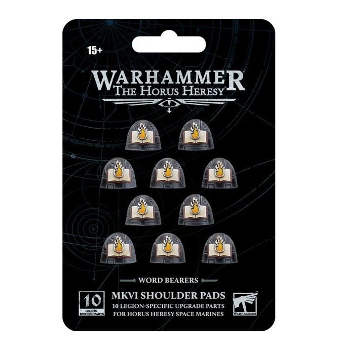 Word Bearers MkVI Shoulder Pads