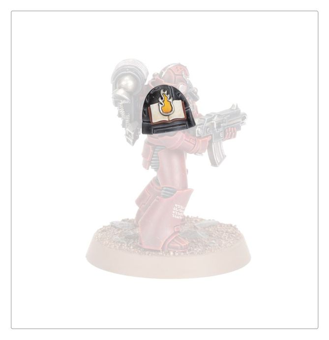 Word Bearers MkVI Shoulder Pads