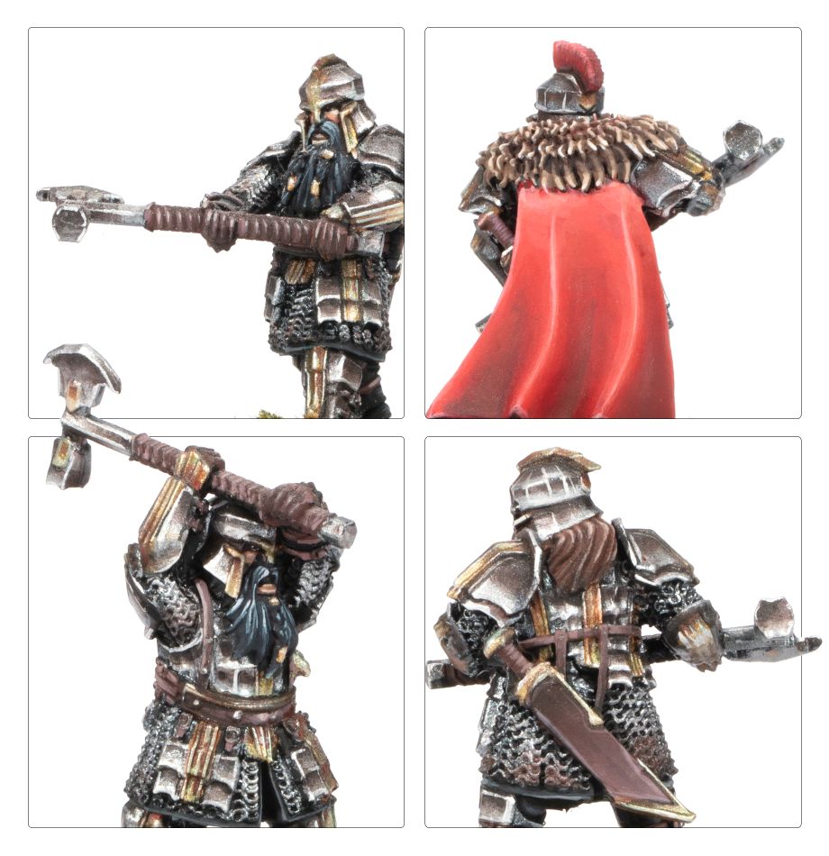 War Mûmak Of Harad™　ウォーハンマー　ミドルアース Iron Hills Dwarf Warriors with Mattocks Warband