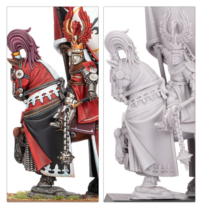 Battle Standard Bearer Mounted and on Foot - view 4