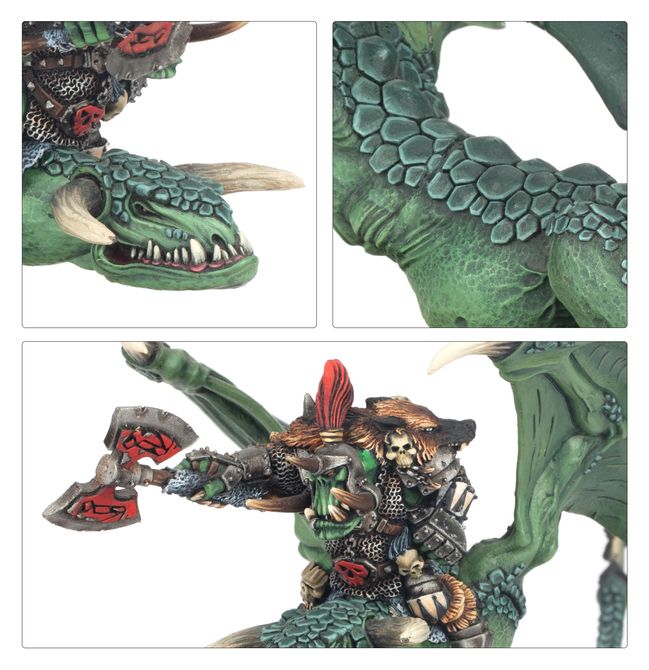 Orc Warboss montado en Wyvern - view 3