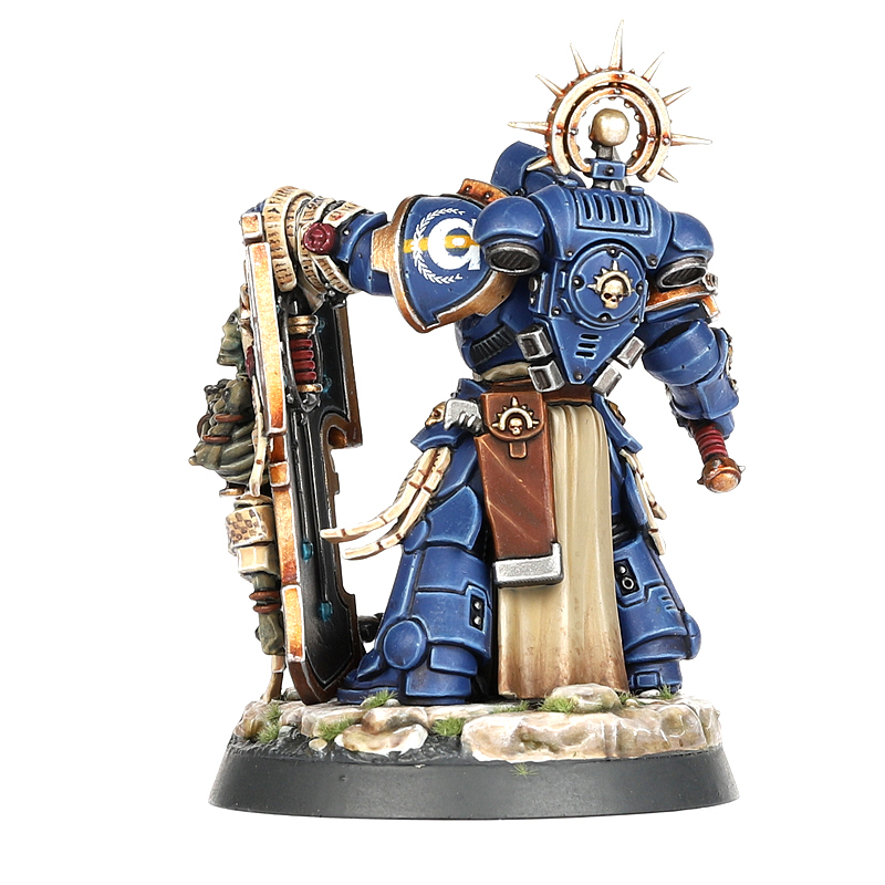 Warhammer 40 000 – Capitaine Space Marine Avec Jump Pack Et Bouclier Relique, Figurine à Monter Pour Batailles épiques
