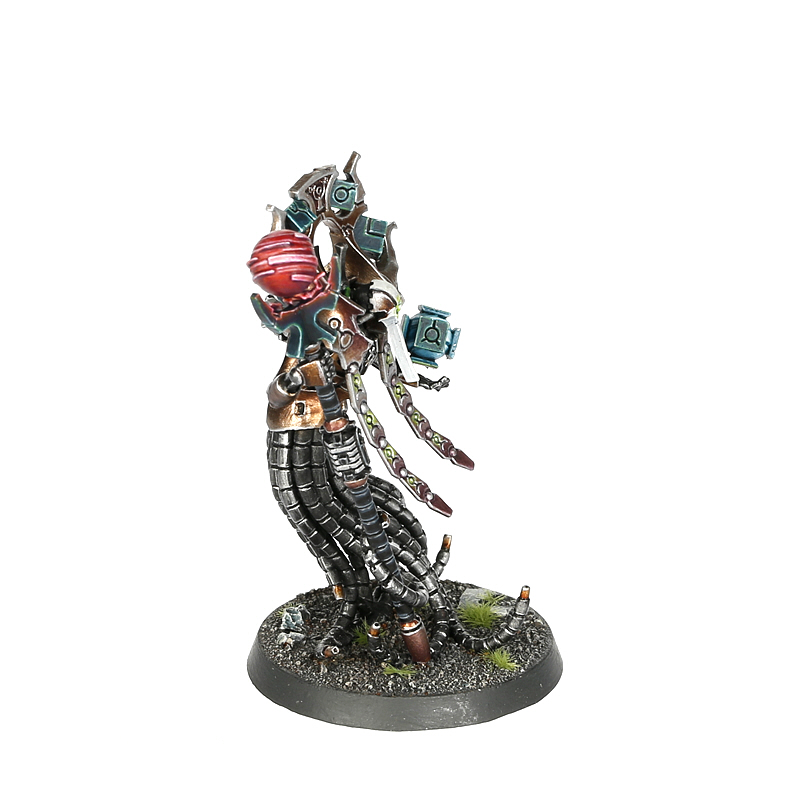 Games Workshop Warhammer 40k – Necron Chronomancien, Kit Plastique 17 Pièces, Base 40 Mm, Choix De Têtes, Armes