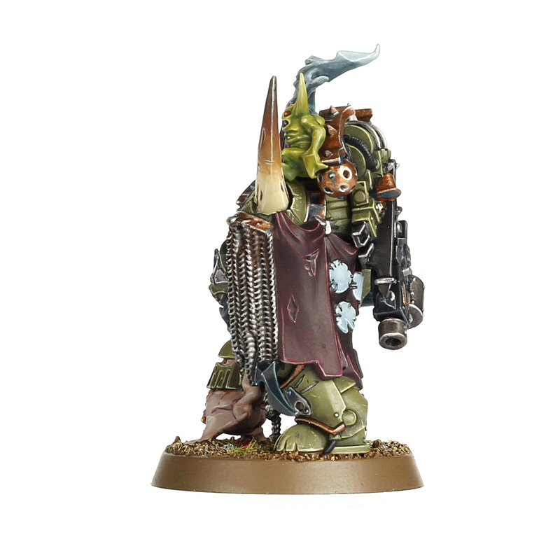 Warhammer 40k – Death Guard Plague Marines Games Workshop (7 Figurines, 146 Pièces, Bases 32 Mm) – Armée Chaotique Nurgle