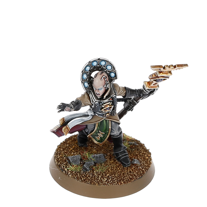 Warhammer 40,000 – Astra Militarum Psyker Primaris – Miniatura De Resina Sin Pintar, Opción De Cuartel General Para Tu Ejército Imperial