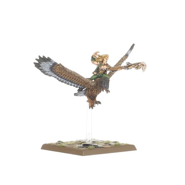 Wood Elf Mage on Warhawk - view 2