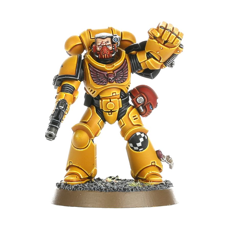 Detailní pohled na komponenty Imperial Fists