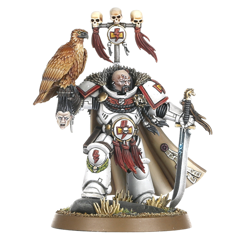 Games Workshop White Scars Heads Têtes De Personnage White Scars Pour Space Marines - Occasion Non Peintes Warhammer 40K