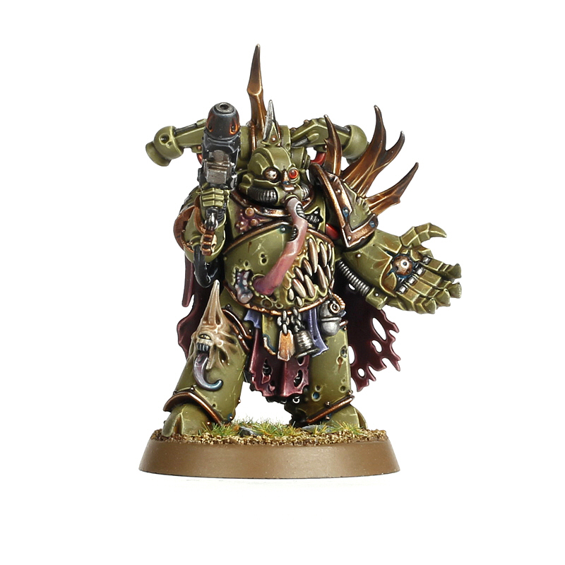 ミリタリー Warhammer40K/DEATH GUARD PLAGUE MARINES Death Guard: Plague Marine Champion — Gamezenter