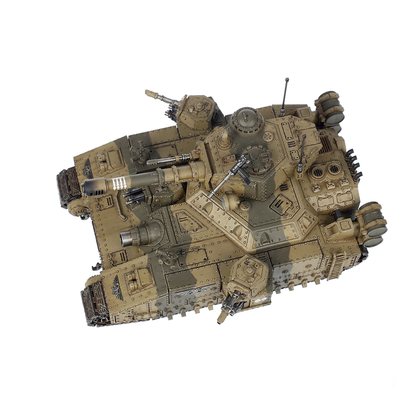 Warhammer 40,000 Baneblade プラモデル Cadian Shock Troops Baneblade painted Warhammer 40k Astra