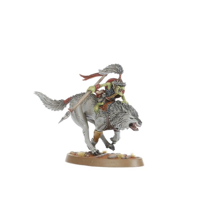 Gloomspite Gitz Snarlboss & Wolfgit Retinue