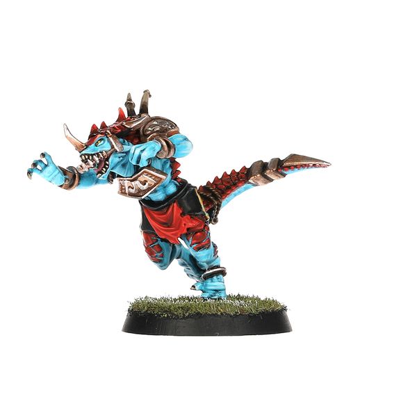 Boîte Magnétique Feldherr Bleue Avec Insert Mousse Pour équipe Blood Bowl 'Cratère Des Gwaka'moli Gators'
