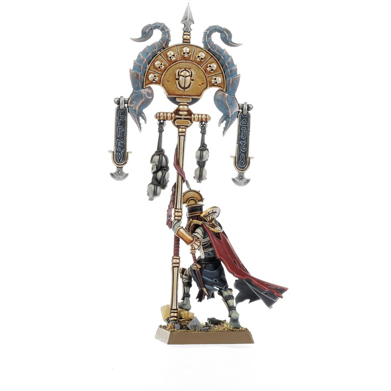 Tomb Herald Battle Standard - Warhammer - Figurine Metal D'occasion