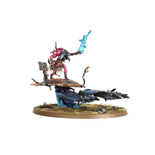Fateskimmer, Herald of Tzeentch on Burning Chariot - view 2
