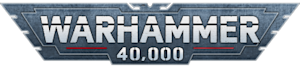 Logo von Warhammer 40.000.