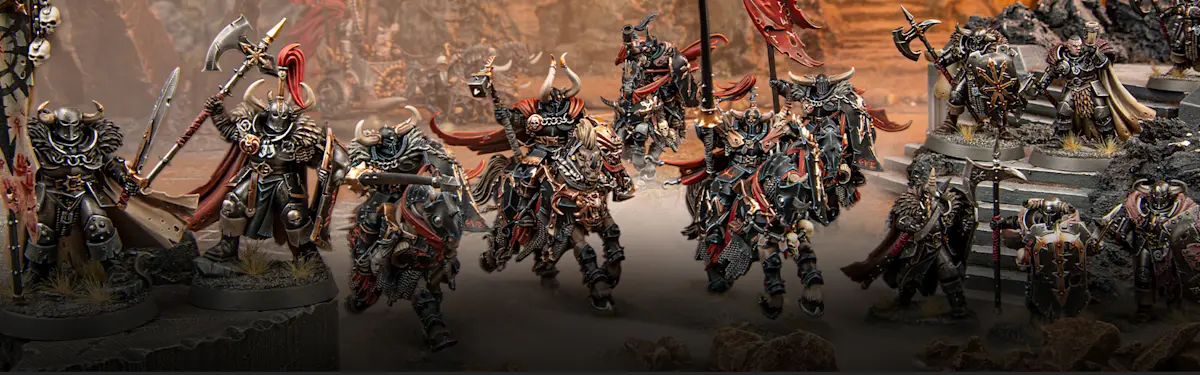 Warhammer - Guerriers Du Chaos De Khorne - Slaves To Darkness - PRO PAINT - Occasion