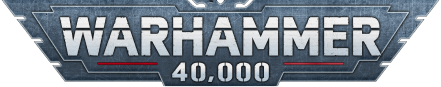 Warhammer 40,000 logo.