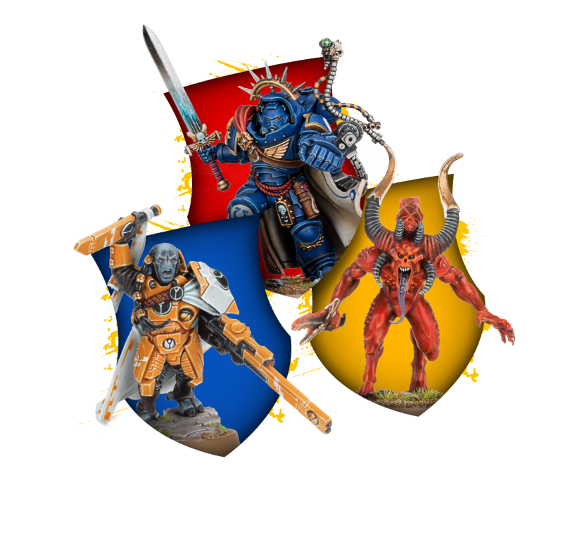 Complete Citadel Contrast Paint Set w/ Spray Paint Warhammer 40k